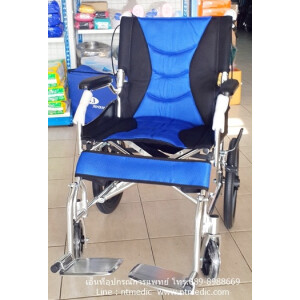 VC12108 รถเข็นผู้สูงอายุพับได้ น้ำหนักเบา คุณภาพดีมีเบรคมือ