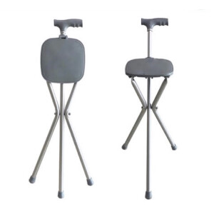 VC2414 ไม้เท้าก้านร่ม มีเก้าอี้นั่งพัก (สี่เหลี่ยม)