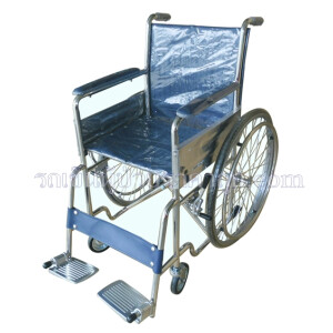 VC1242 รถเข็นสแตนเลส พับได้ รถเข็นผู้ป่วยราคาถูก