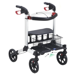 VC2313 รถเข็นช่วยเดินผู้สูงอายุ Rollator อุปกรณ์ช่วยเดิน