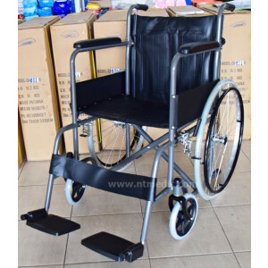 VC12112 รถเข็นผู้ป่วยพับพนักพิงหลังได้ ถอดที่วางเท้าได้ ราคาถูกมาก