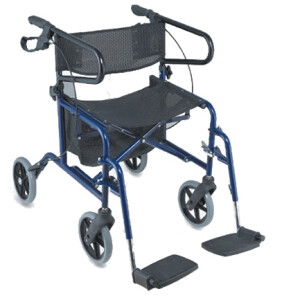 VC2325 รถเข็นช่วยเดิน 2 in 1 รถเข็นผู้สุงอายุพับได้